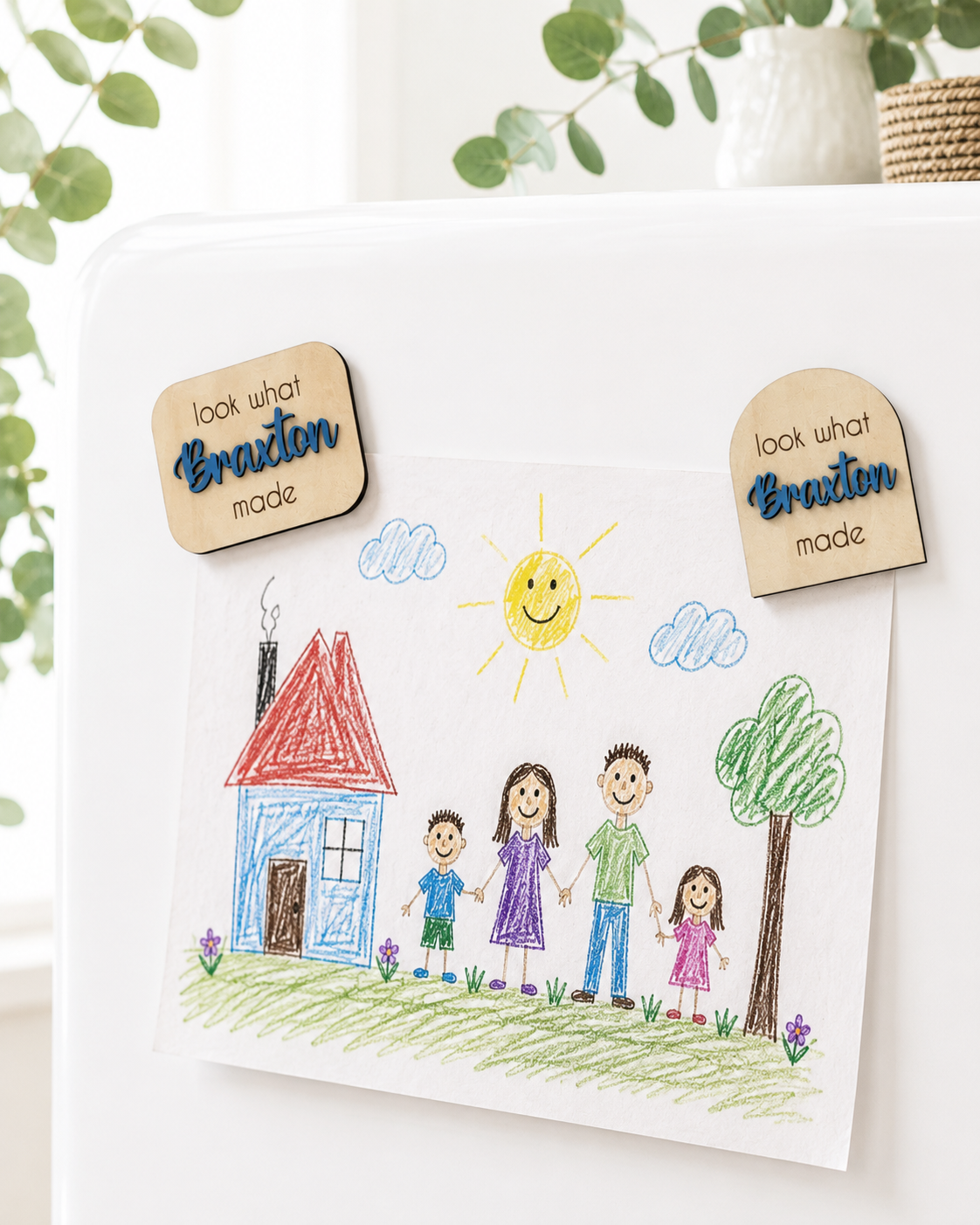 "Look What I Made" Fridge Magnets