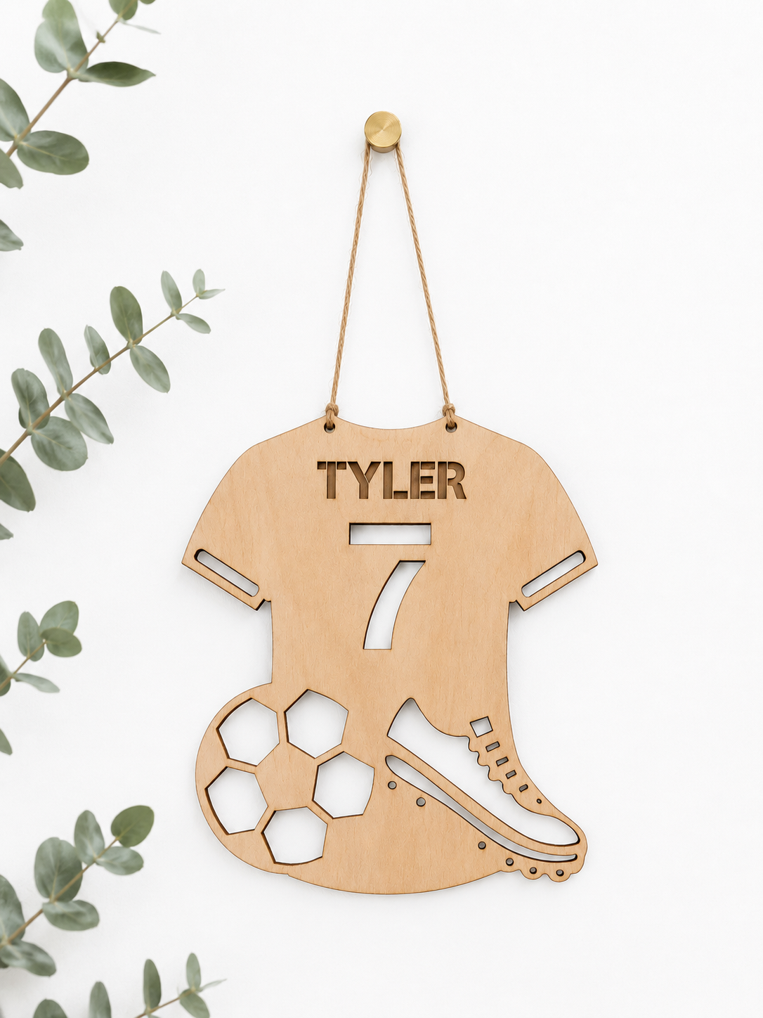 Soccer Jersey Name Sign
