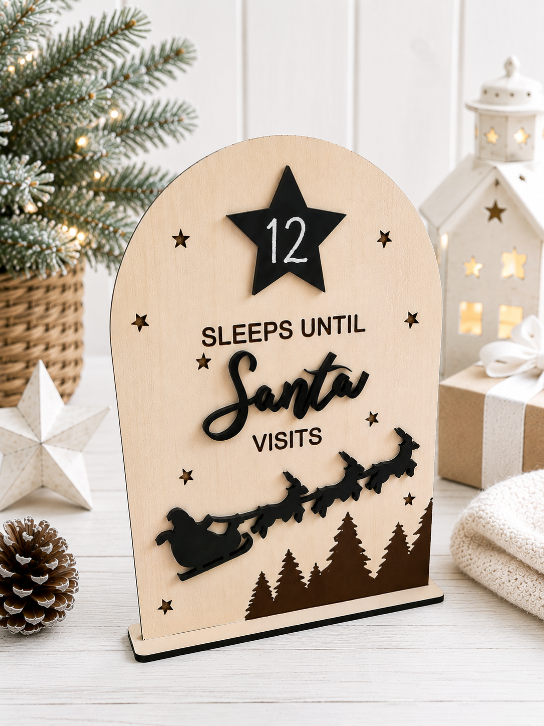 Sleeps Until Santa Countdown