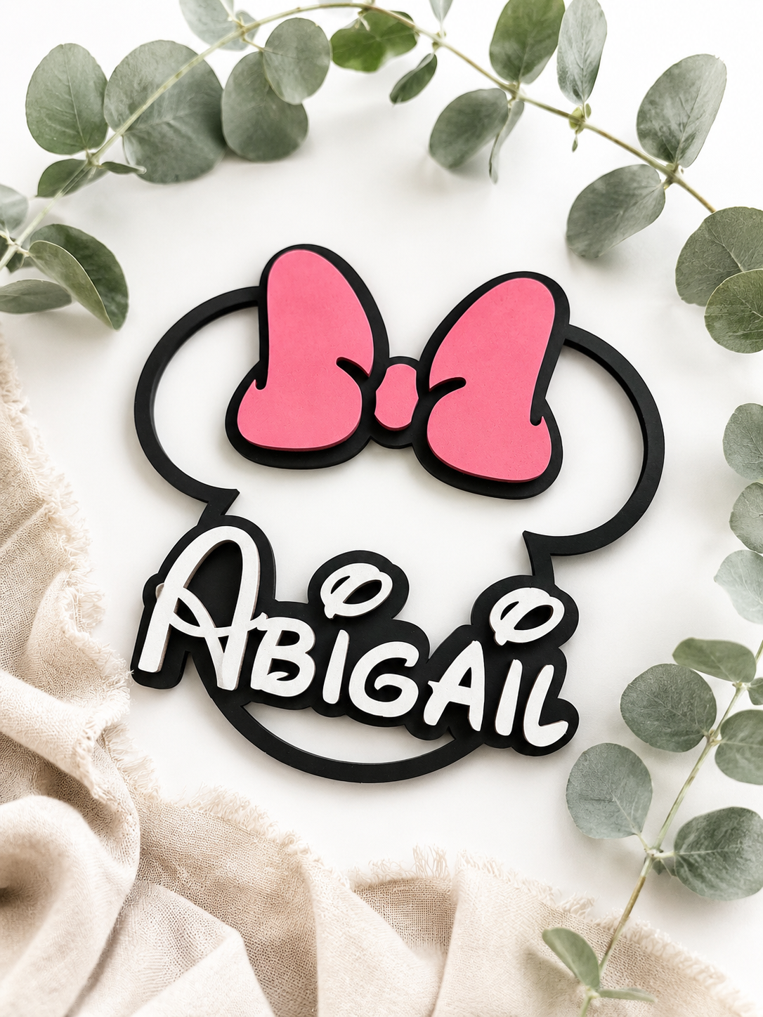 Character-inspired Name Sign