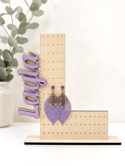 Personalised Earring Display Stand