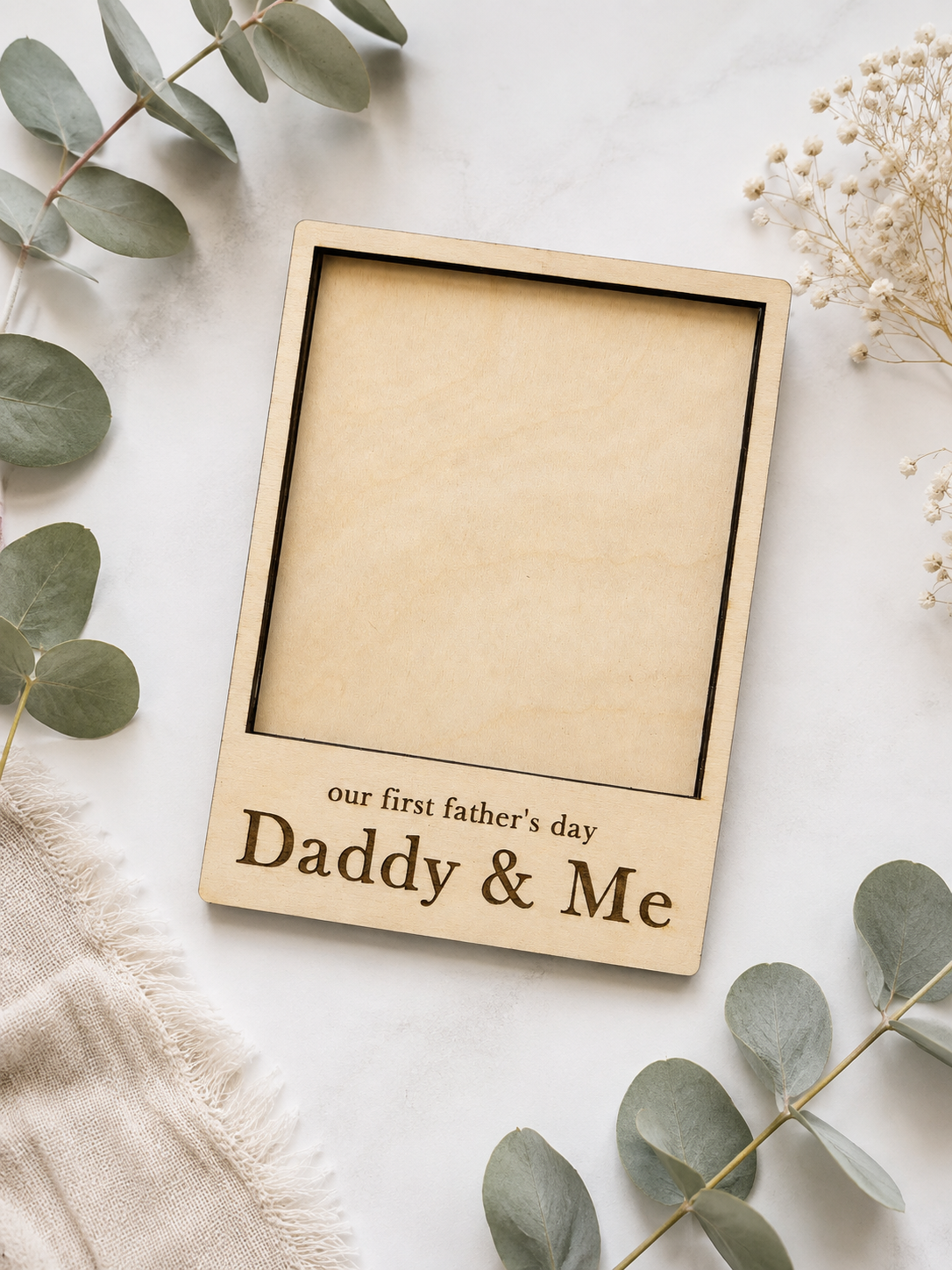 “Daddy & Me” Photo Frame