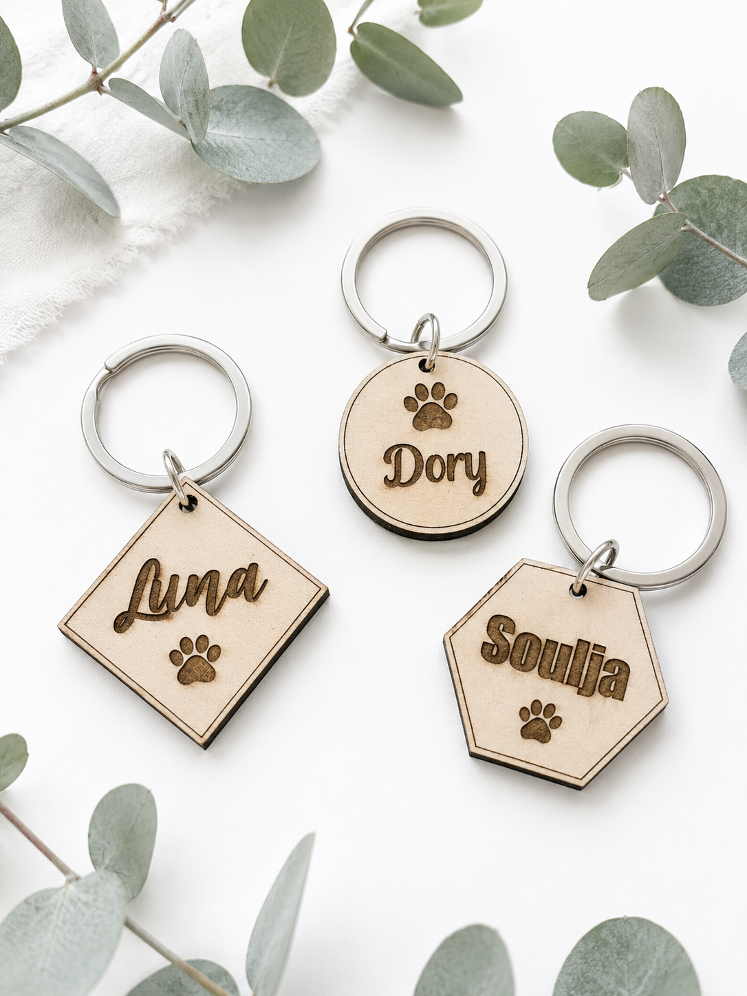 Wooden Pet Tag