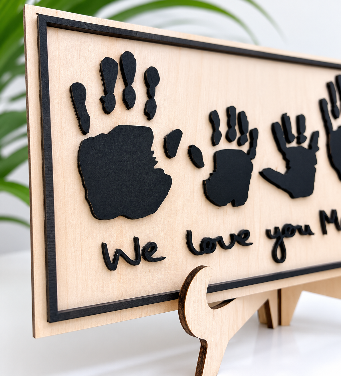 Personalised Family Handprint Plaque