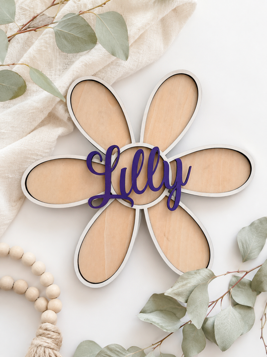 Daisy Name Sign