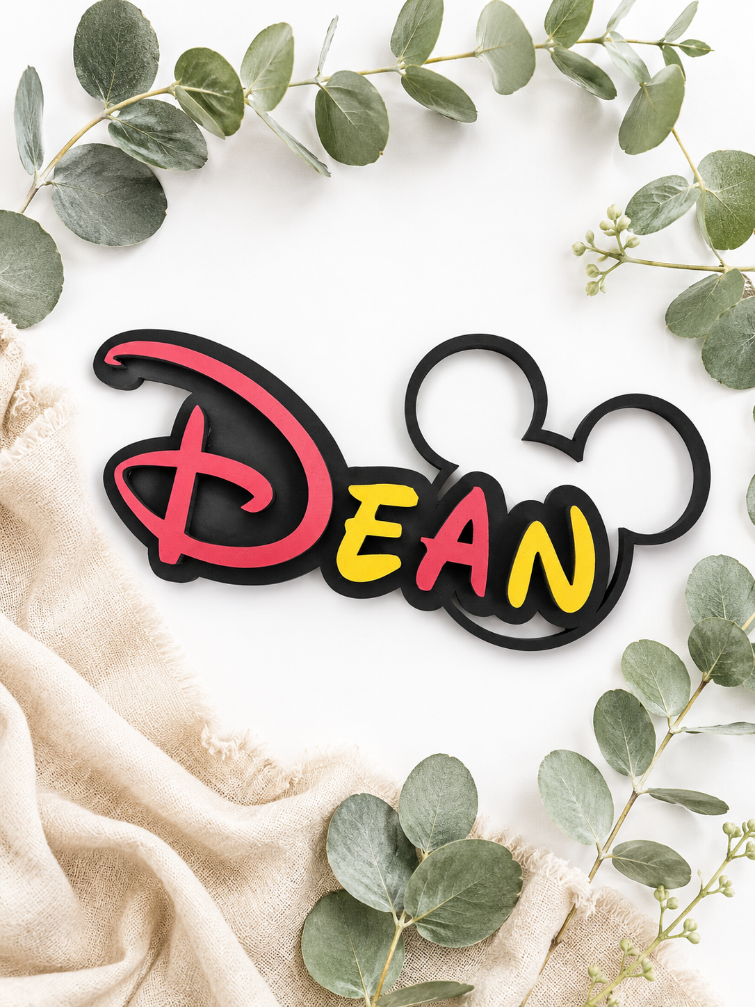 Character-inspired Name Sign