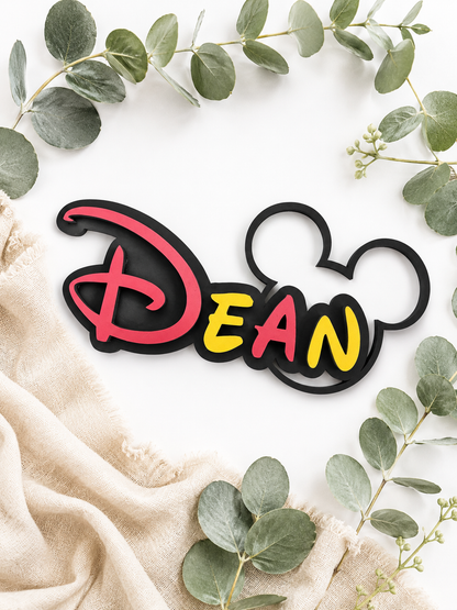 Character-inspired Name Sign