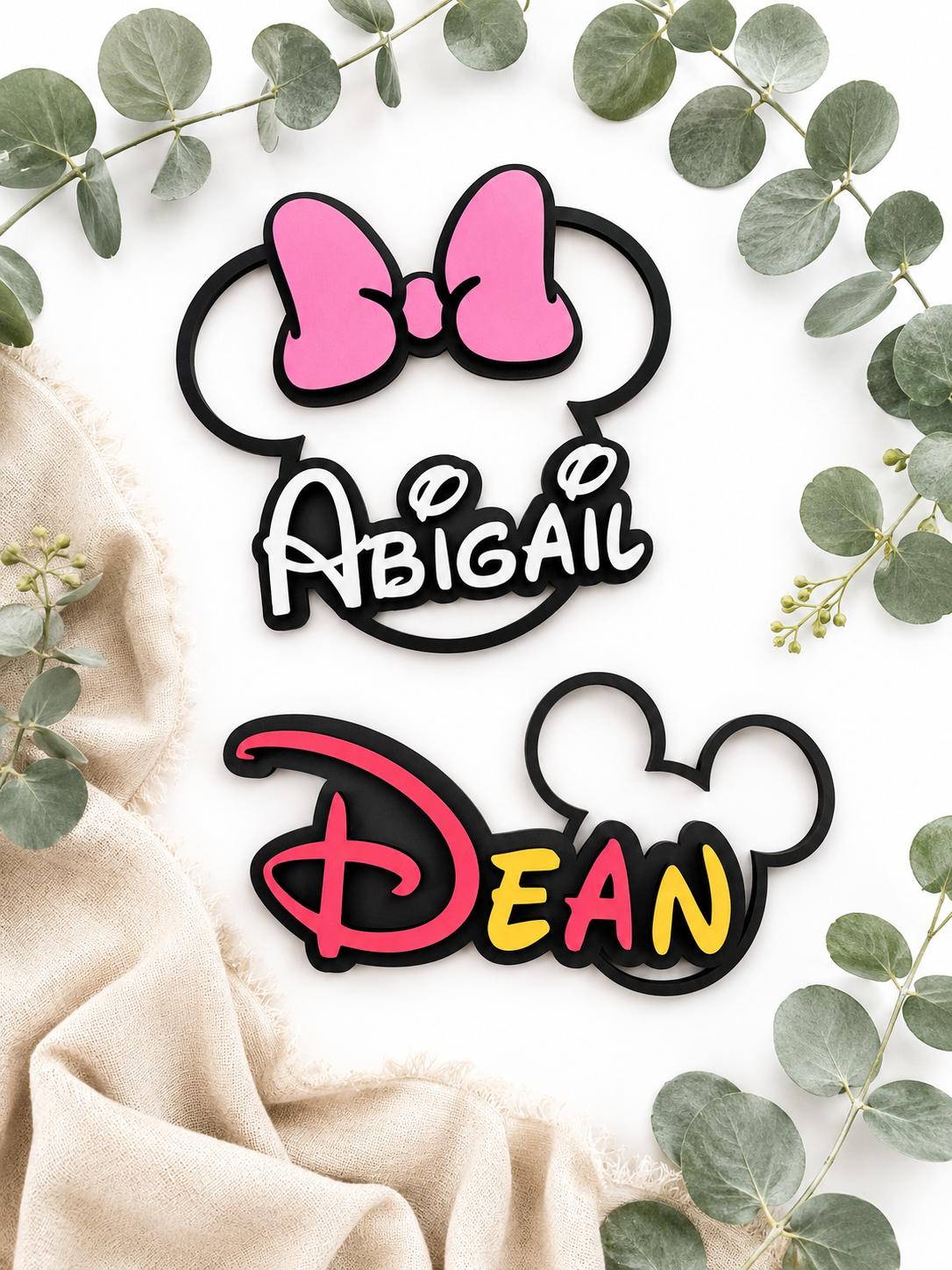 Character-inspired Name Sign