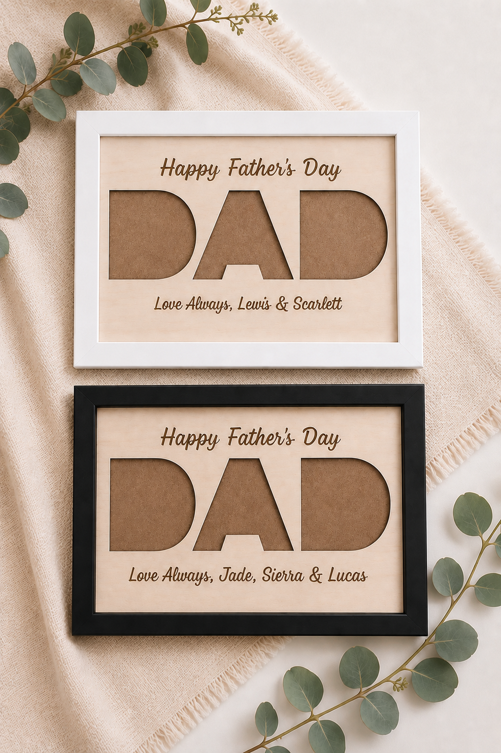 Personalised Photo Letter Frame
