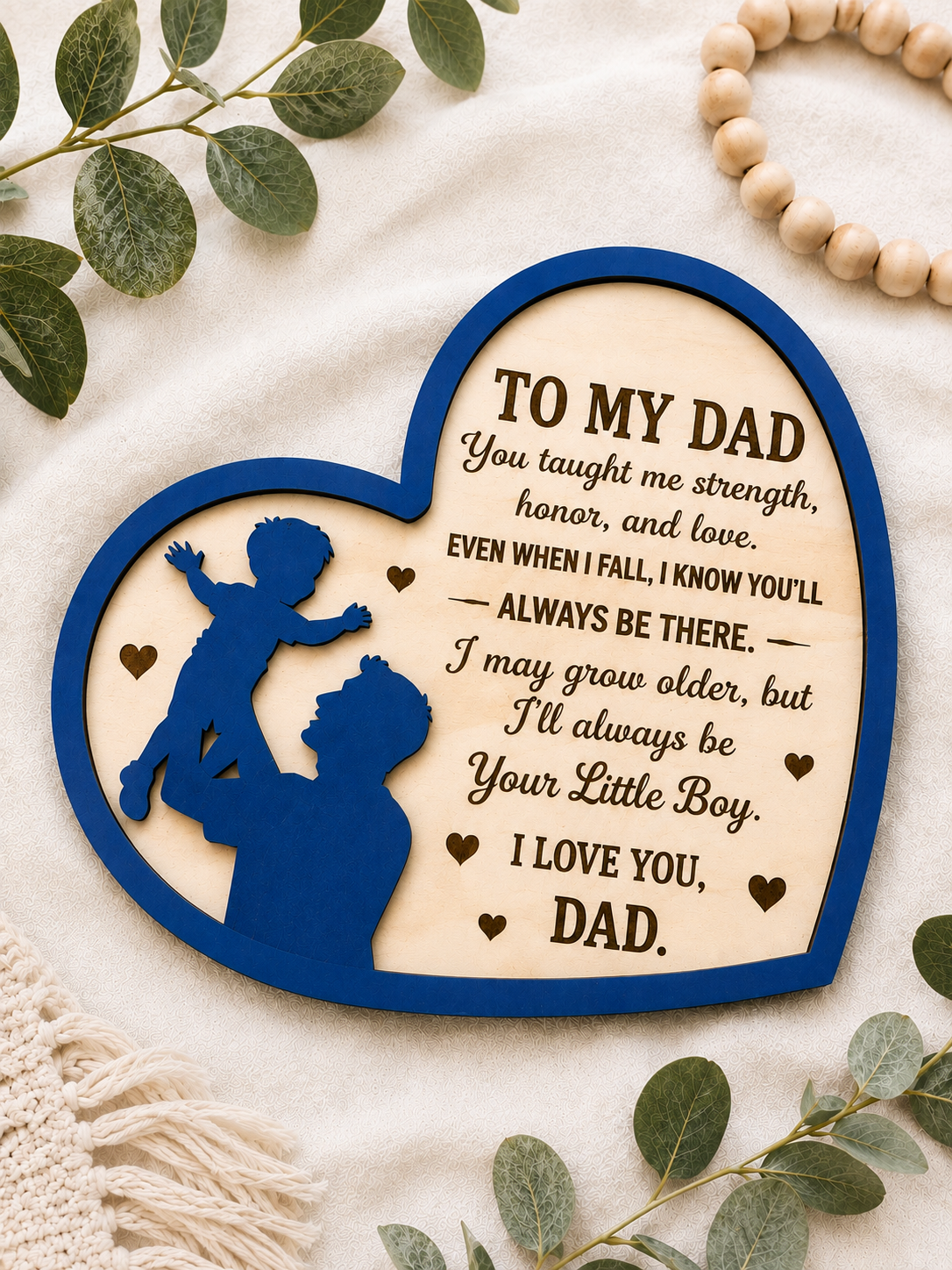 “To My Dad” Little Boy Keepsake