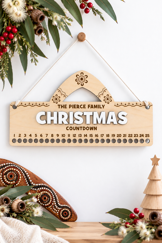 Personalised Aboriginal Christmas Countdown